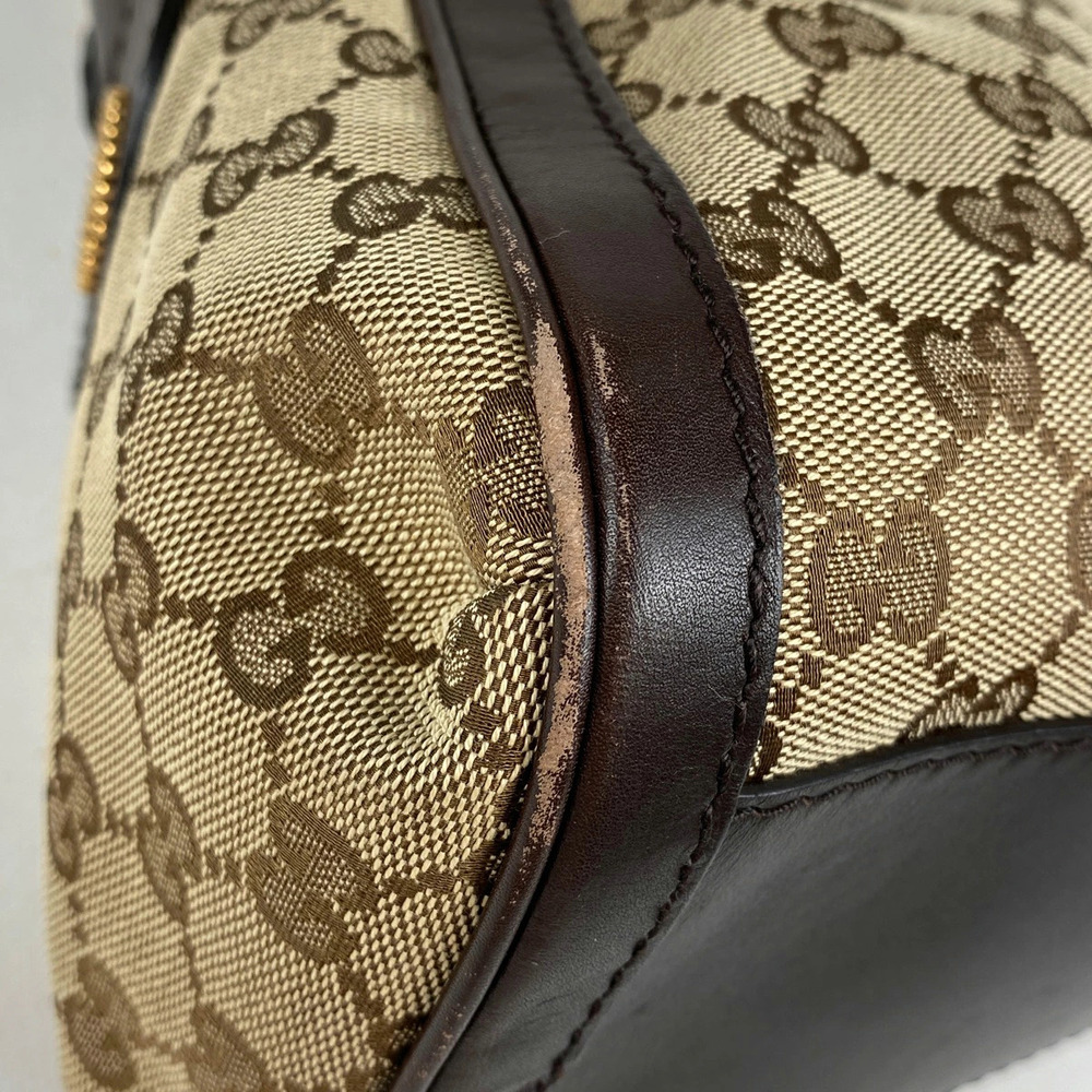 Gucci GG Shoulder Bag Hobo interlocking GG canvas brown - Picture 3 of 7